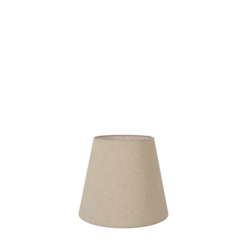 Linen Taper Lamp Shade XXXS Dark Natural