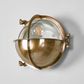 Vienna Outdoor Wall Light in Antique Brass