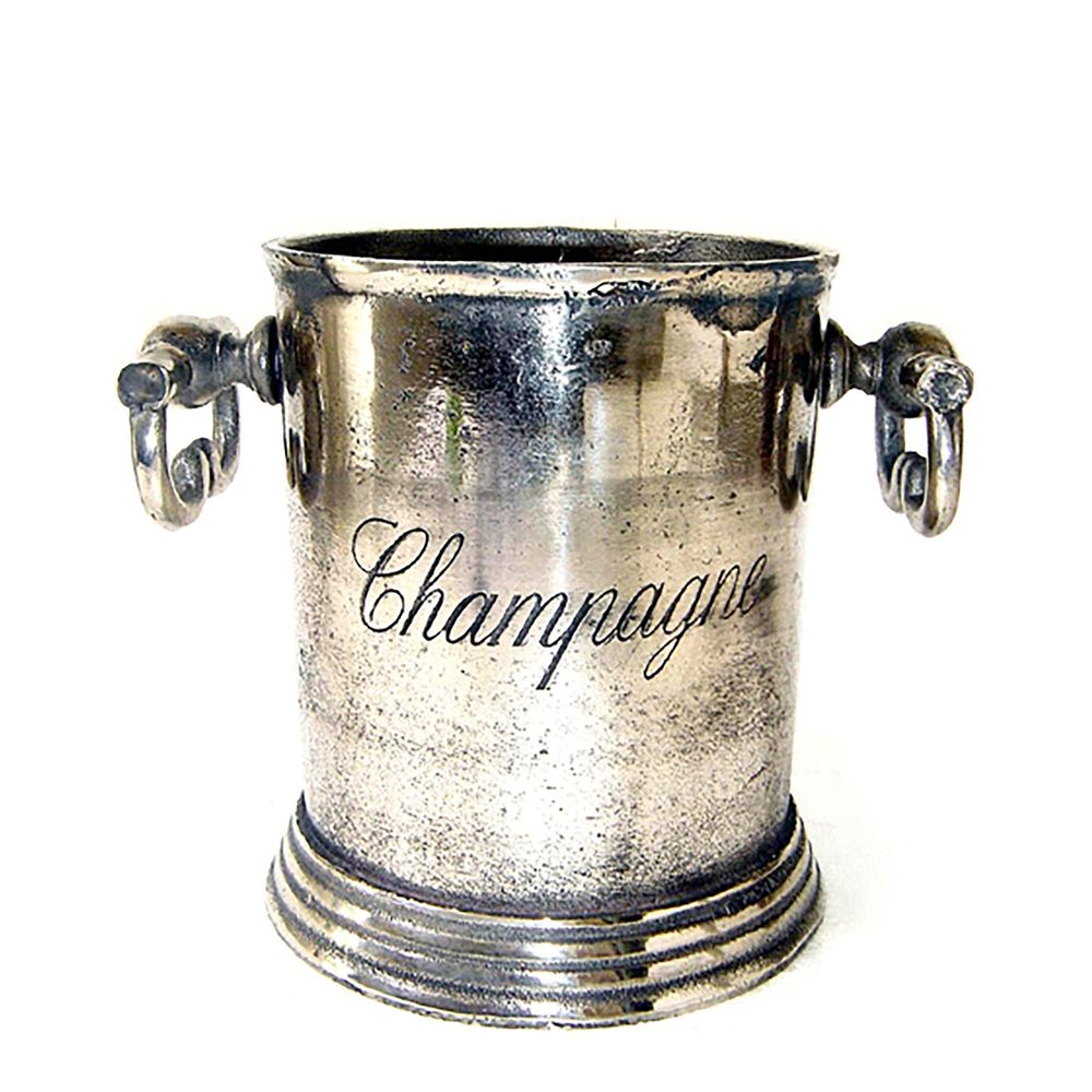 Silver champagne hot sale ice bucket