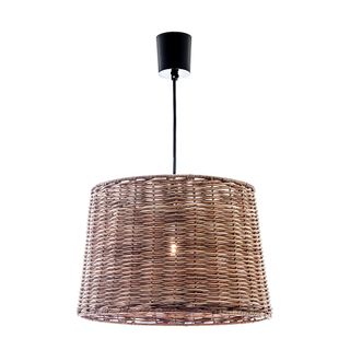 Rattan Round Ceiling Pendant Large Natural