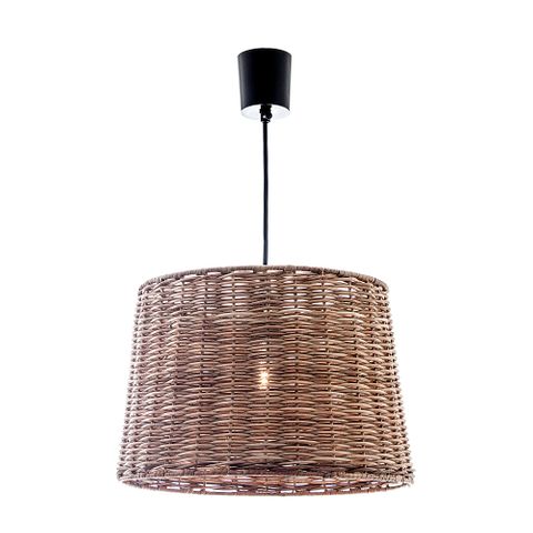 Rattan Round Ceiling Pendant Large Natural