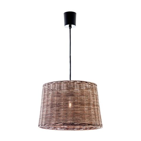 Rattan Round Ceiling Pendant Small Natural