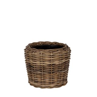 Round Rattan Basket Small Natural