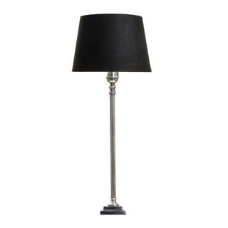 Crawford Table Lamp Base Antique Silver- Base Only