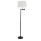 Macleay Floor Lamp Base Matte Black- Base Only