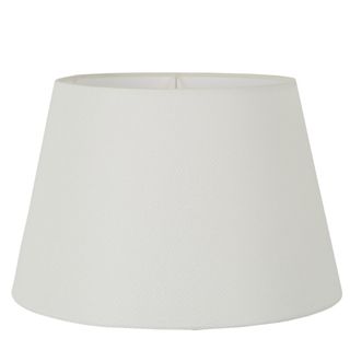 Linen Taper Lamp Shade XXL Textured Ivory