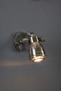 Hanover Wall - Antique Silver - Solid Brass Short Arm Wall Lamp