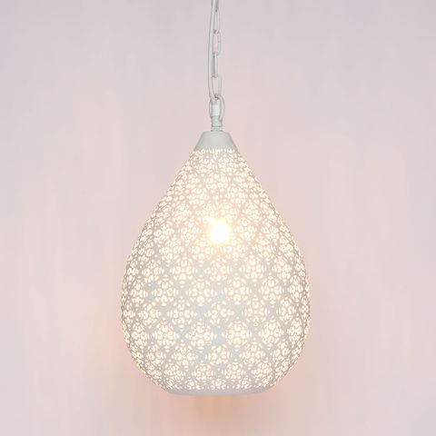 Europa Ceiling Pendant Small White