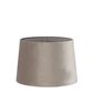 Velvet Drum Lamp Shade Medium Mist Grey