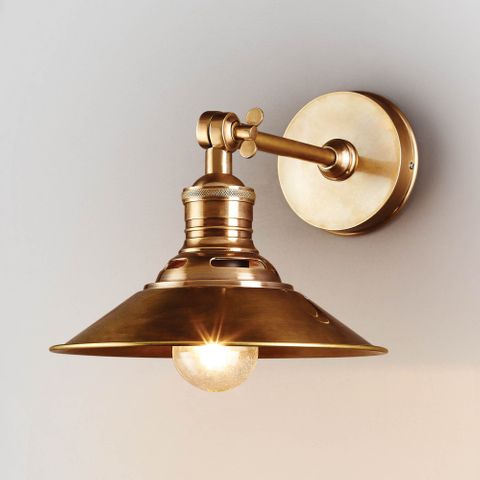 Bristol Wall Light Antique Brass