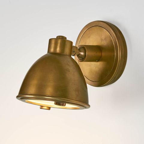 Panama Outdoor Wall Light Antique Brass