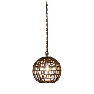 Mondrian Ceiling Pendant Small Antique Brass