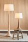 Lancia Floor Lamp Base Large Light Natural