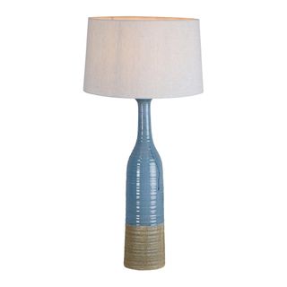 Potters Table Lamp Base Large Blue and Brown