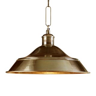 Palladium Hanging Lamp Antique Brass