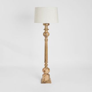 Rook Floor Lamp Base Large Natural- Base Only