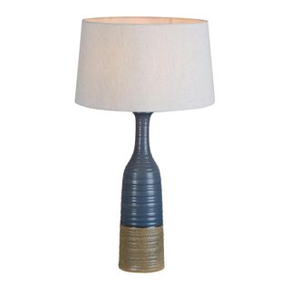 Potters Table Lamp Base Small Grey and Brown