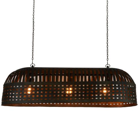 Esch Ceiling Pendant Extra Long Antique Black