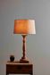 Candela Table Lamp Base Small Dark Natural- Base Only