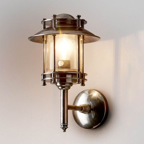Turner Outdoor Wall Light Antique Silver