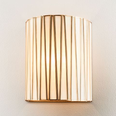 Destiny Half Round Wall Light Brass