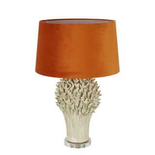 Staghorn Coral Ceramic Table Lamp Base White- Base Only