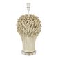 Staghorn Coral Ceramic Table Lamp Base White- Base Only