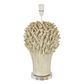 Staghorn Coral Ceramic Table Lamp Base White