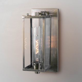 Pavillion Outdoor Wall Light Antique Silver