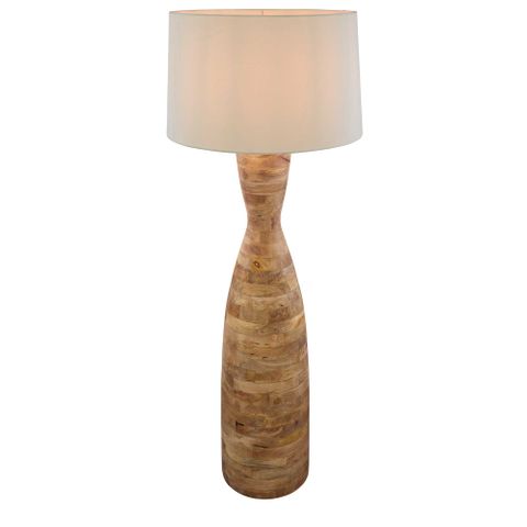 Esraj Floor Lamp Base Natural- Base Only