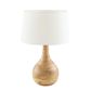 Sarod Table Lamp Base Dark Natural- Base Only