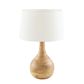 Sarod Table Lamp Base Dark Natural