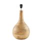 Sarod Table Lamp Base Dark Natural- Base Only