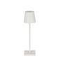 Lorenzo Rechargeable Touch Dimming Table Lamp White