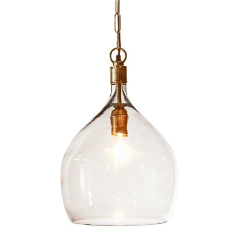 Omega Ceiling Pendant Antique Brass