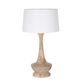 Peninsula Table Lamp Base Natural- Base Only