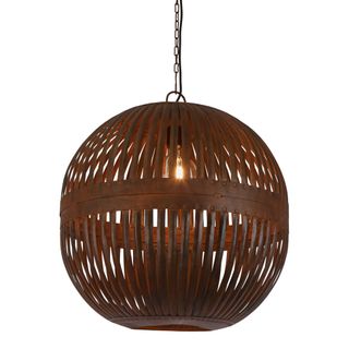 Esch Ball Ceiling Pendant Rust