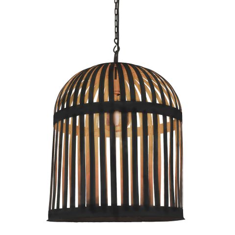 Esch Cage Ceiling Pendant Black