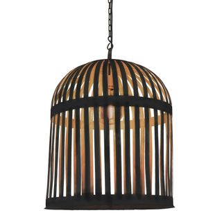 Esch Cage Ceiling Pendant Black