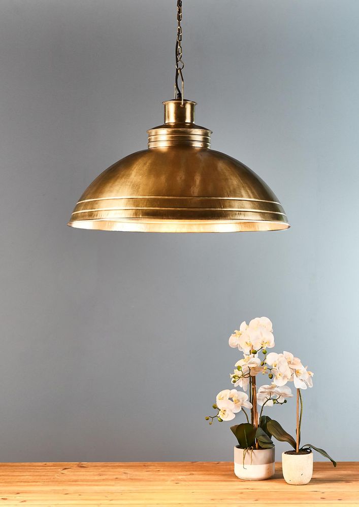 Sheldon Floor Lamp Aged Brass