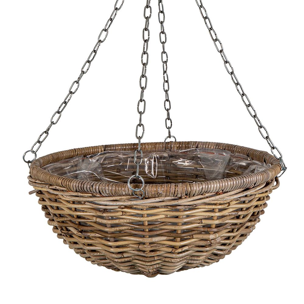 Hanging deals wicker basket