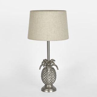 St Martin Table Lamp Base Antique Silver