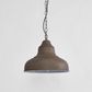 Brasserie Overhead Ceiling Pendant Small Rust