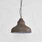 Brasserie Overhead Ceiling Pendant Small Rust