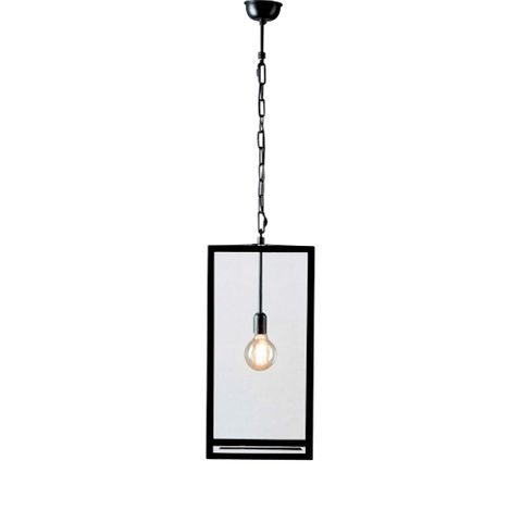 Archie Rose Ceiling Pendant Large Black