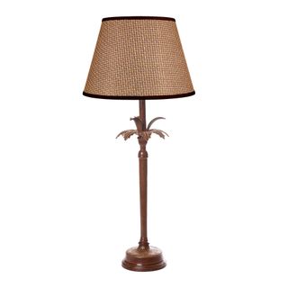 Casablanca Table Lamp Base Brown- Base Only