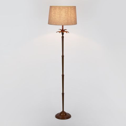 Casablanca Floor Lamp Base Brown
