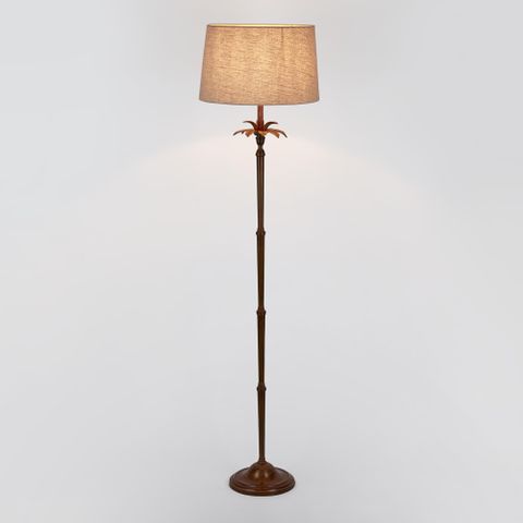 Casablanca Floor Lamp Base Brown- Base Only