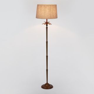 Casablanca Floor Lamp Base Brown