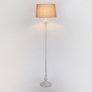 Casablanca Floor Lamp Base White- Base Only
